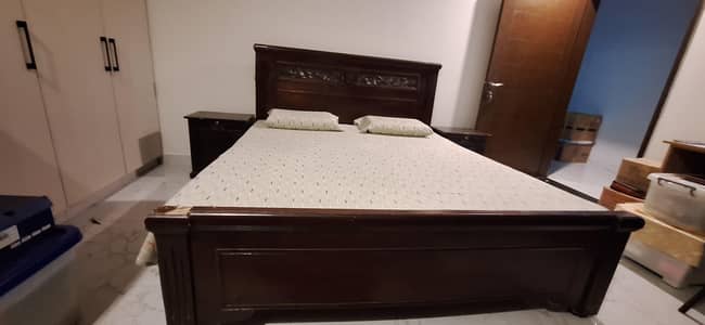 Double Bed with side tables