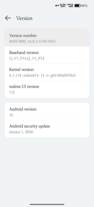 Realme GT6 China Version 16GB RAM 512GB