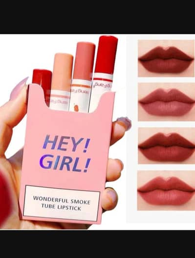 lipstick with matte a pack of -4