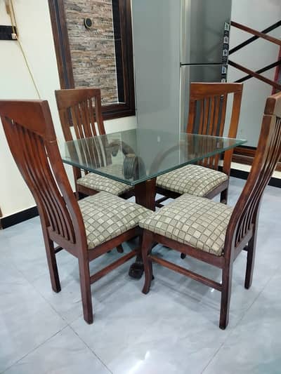 Dining table with 4 chairs