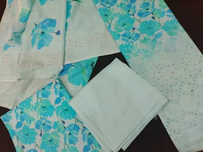 Ladies 3 piece chicken karii suit