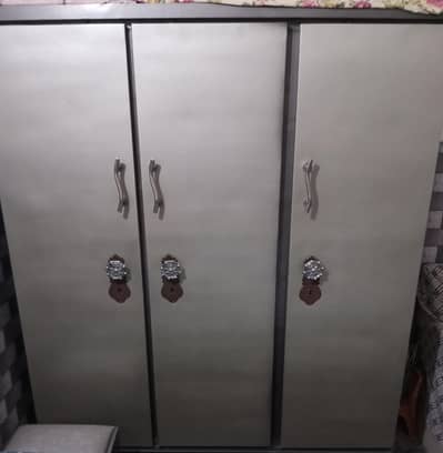 3 Doors iron wardrobes