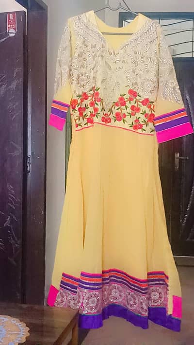 yellow and shocking pink color