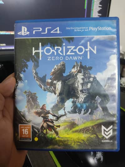 Ps4 game horizon zero dawn used ps 4 game