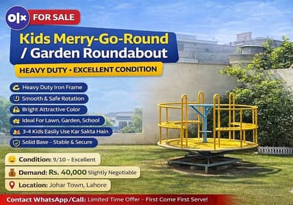 Playground Equipment|Merry go round|Indoor & Outdoor|jhola|kids Swings