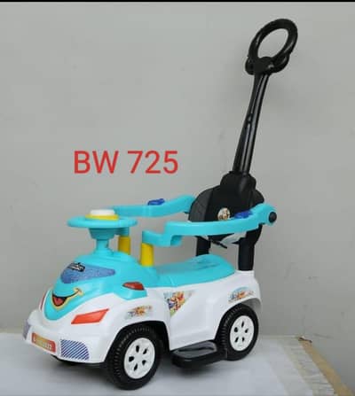 Kids Riding Car Blue White ABS Plastic Portable High Speed