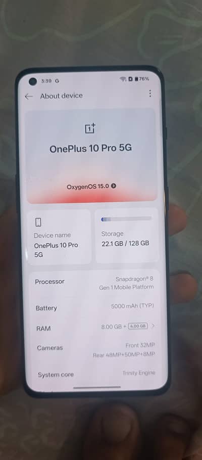 OnePlus 10 Pro 128Gb Non Pta