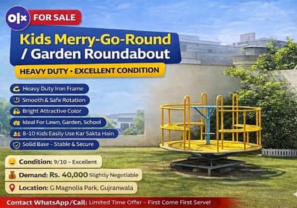Playground Equipment|Merry go round|Indoor & Outdoor|jhola|kids Swings