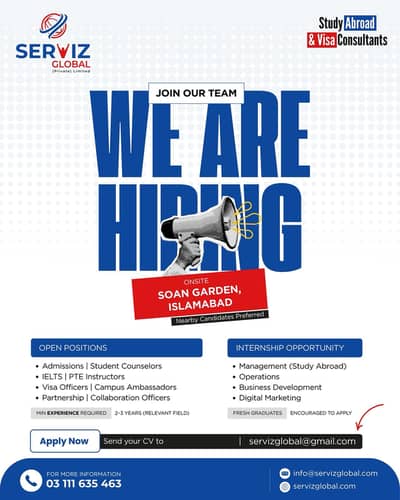 Job Title: Education Consultant / Study Abroad Counselor