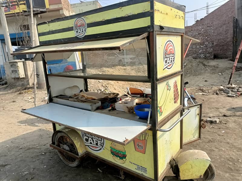 برگر شوارما اور فنگر چپس کا مکمل سیٹ اپ برائے فروخت 1