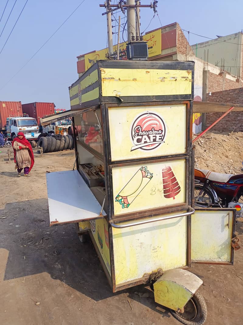 برگر شوارما اور فنگر چپس کا مکمل سیٹ اپ برائے فروخت 2