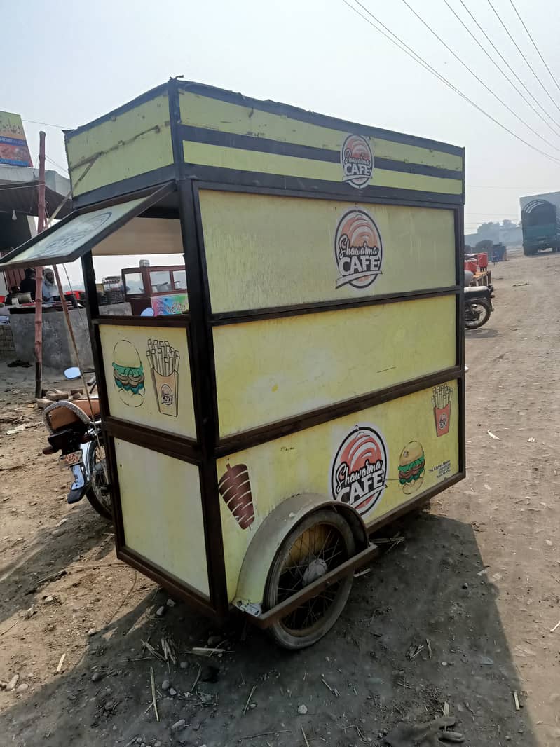 برگر شوارما اور فنگر چپس کا مکمل سیٹ اپ برائے فروخت 3