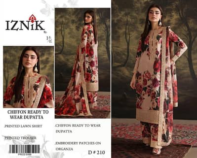 Doria Lawn digital print