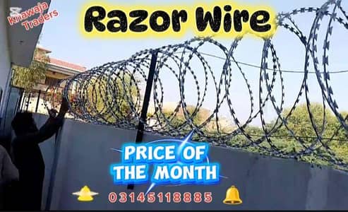 Home Security Concertina Barbed Razor Wire Chainlink Fence Mesh Spikes