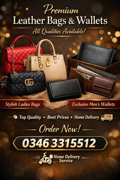  Ladies Bags &  Men’s Fashion Wallets – Stylish & Affordable!
