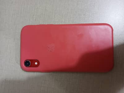 IPHONE XR RED COLOUR , BACK glass CRACKED