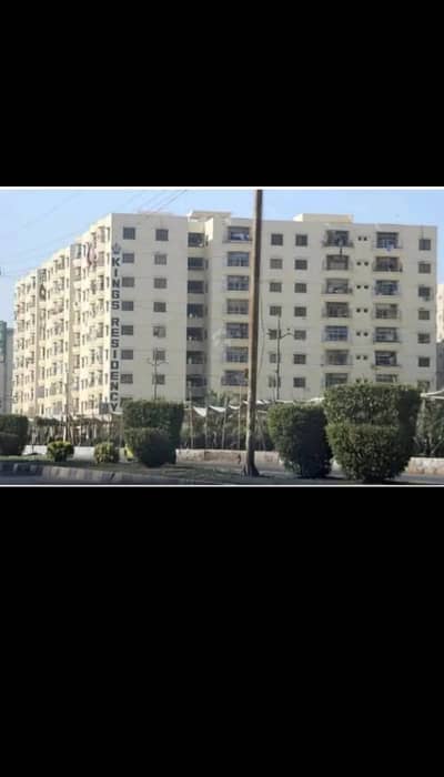 Kings Residency Luxuries Flat 3 Beds DD 1st Floor West Open Road Facing In Block 13 Gulistan e Jauhar