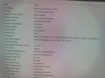 H61M motherboard (Asus) + 16gb ddr3 1600mhz + intel i5 3570