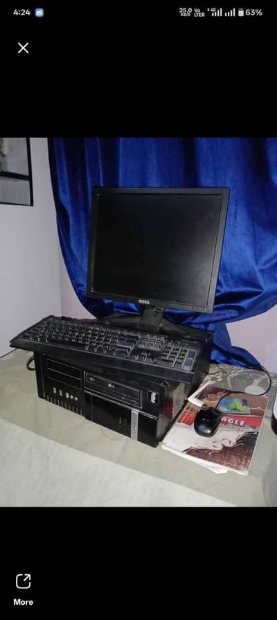 Computer with monitor all systems