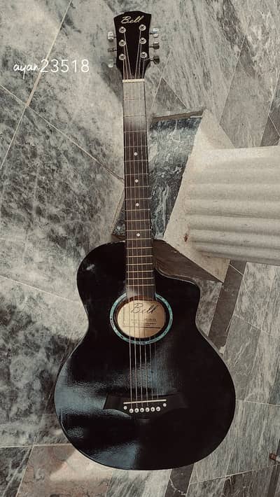 Ad Title: Bell AC-38-BK Acoustic Guitar - Black (In good Condition)