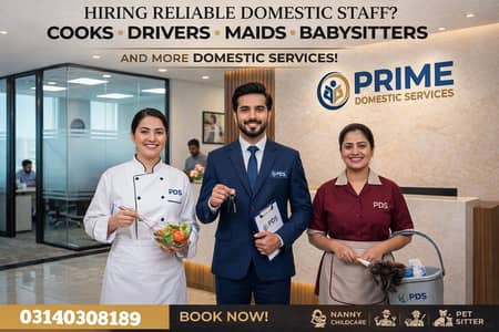 House Maids, Baby Sitter, Chef Cook , Driver , Nurse , Domestic help