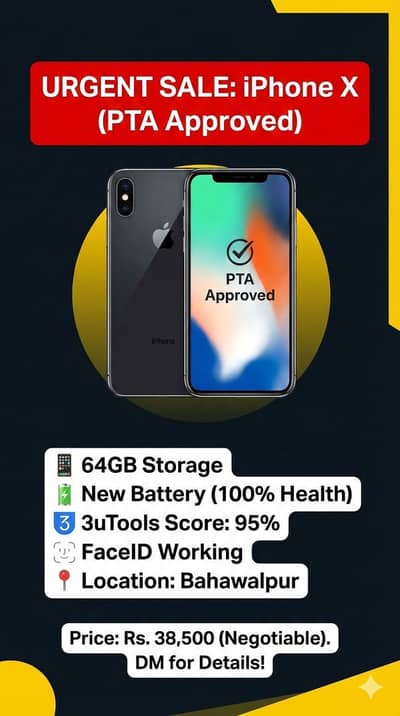 iphone x Pta Approved