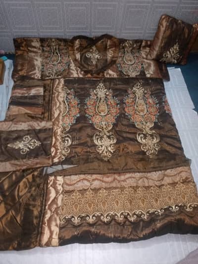 comfortable silk razai set