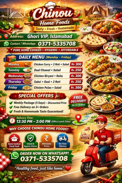 Ghar Jaisa Taste – Daily Lunch Service