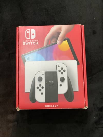 Nintendo switch oled with box and all accessories