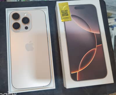 IPHONE 16 PRO DESSERT TITANIUM 256GB PTA APPROVED MERCANTILE WARRENTY