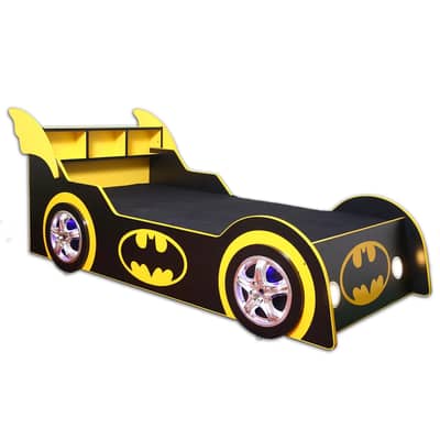 Wooden Car Shape Batman bed for sale at Factory price without Mattress
