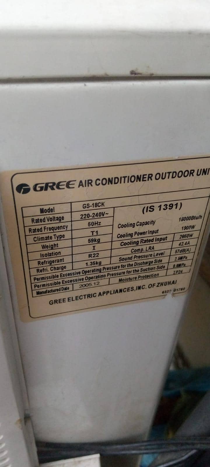 Gree Split AC 1