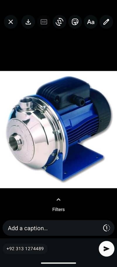 Water pressure pump (Lohara 1.5Hp) Made(ITALY