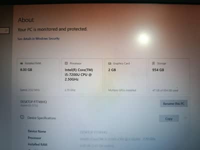 Acer Aspire Core i5 7th Generation