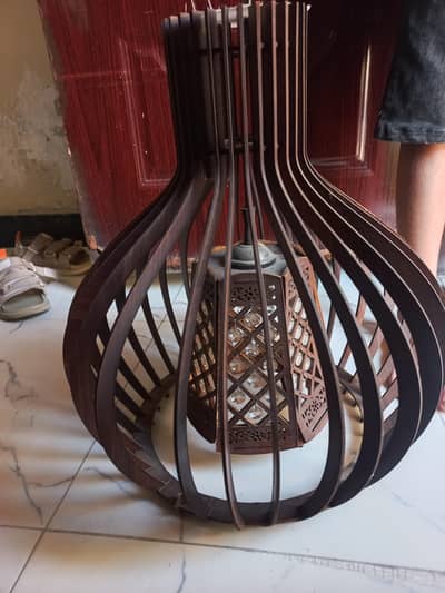 Stylish Wooden Hanging Lamp_Decorative Hanging Lamp