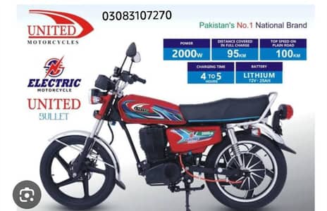 electric united 125bike