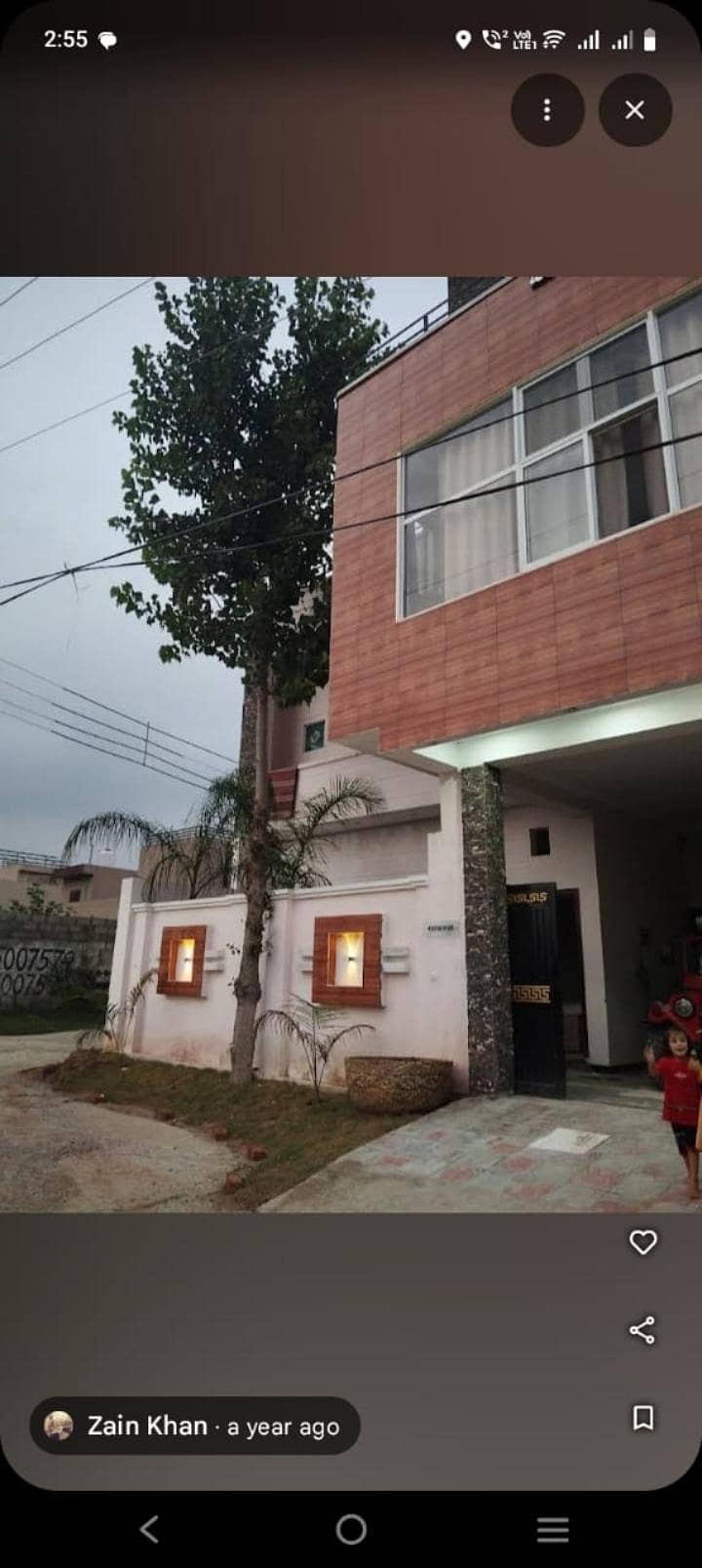 کارنر اٹھ مرلہ خوبصورت ڈبل سٹوری برائے فروخت 4