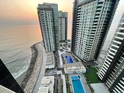 Dubai-Style Seafront Living | Sea + Pool View 2 Bed + Maid | Type D+ | Reef Tower Emaar Oceanfront