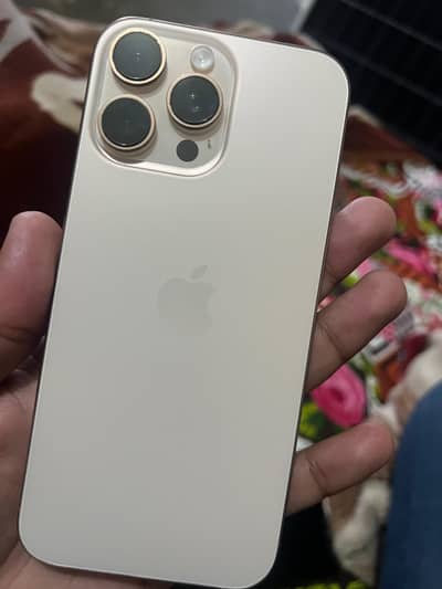 Iphone 16 pro max desert titanium  with box