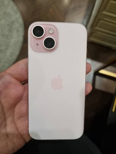 iphone 15 pink with box 128gb