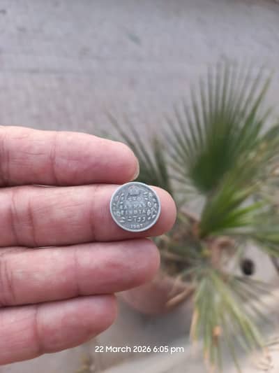 antique silver coin