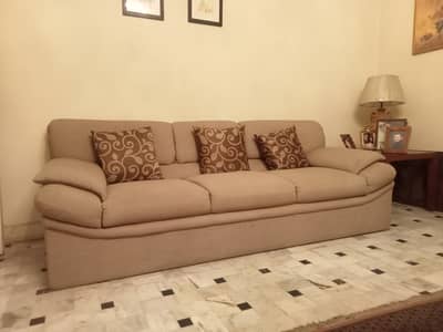 5 seat brown Reno sofa set (3+2)