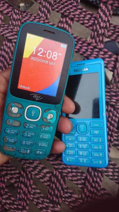 keypad mobile nokia aur itel ka