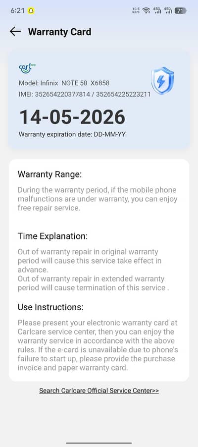 Infinix Note 50 8+5/256