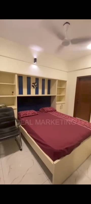 3bdd fully furnished with all items near safoora main road facing.