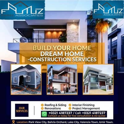 Construction Services / Grey Structure / house Finishing Work