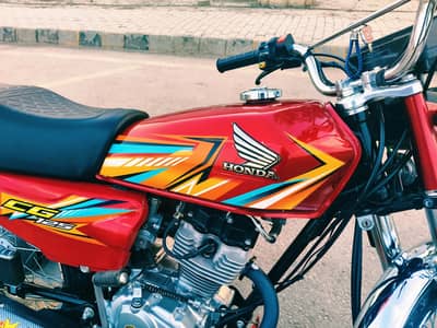 0326-7406398    Honda CG125 2026 Condition 10/10