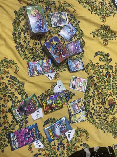 Pokémon packs and cards