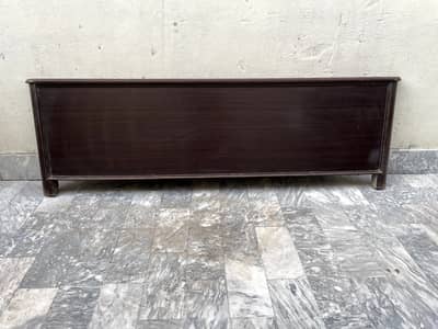 Shesham wood bed with side tables and dressing table