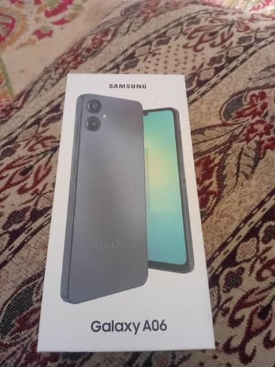 Samsung a06  4/64 full box warranty 5months
